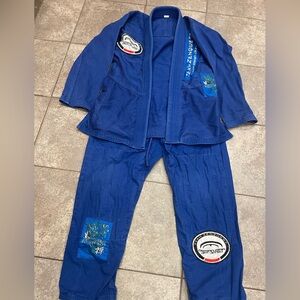 Jiu-Jitsu Gi size A0 blue